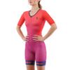 Synergy Women's Tri Suit Pro Short Sleeve Trisuit (Fuchsia Pink, Large) view 1