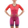 Synergy Women's Tri Suit Pro Short Sleeve Trisuit (Fuchsia Pink, Large) view 2