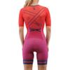 Synergy Women's Tri Suit Pro Short Sleeve Trisuit (Fuchsia Pink, Large) view 4