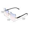 3pcs Funky Sunglasses Girl Sunglasses Kids Kids Suit Case Sun Glasses for Girls Suit Bear Glasses Decorations Baby Cute view 2