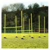 SRNSAEB 6 Pack Removable Agility Training Poles, 1.5m Tall Heavy Duty Slalom Training Agility Poles with Weighted Rubber Base for Improve Agility/Speed/Footwork view 3
