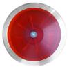 SPORTAXIS Transparent Discus Throw - 1 KG, 83% Rim Weight, Steel Rim - Ideal for Beginners & Intermediates in Track & Field - Enhance Your Discus Throwing Skills  Performance Enhancer - Red view 2