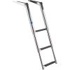 Boat Ladder 3 Step Folding Pontoon Ladders Stainless Steel for Fishing Boat view 1