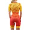 Synergy Women's Tri Suit Pro Short Sleeve Trisuit (Sunset Red, Medium) view 4