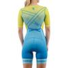 Synergy Women's Tri Suit Pro Short Sleeve Trisuit (Aqua Green, Large) view 4