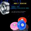 JHKJ 8 Pack Luminous Flash Inline Replacement Wheels 64mm 70mm Flash Inline Wheels 82A Hardness with ABEC-7 Bearings,Pink,64mm view 3