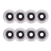 JHKJ 8 Pack 85A Light Up Inline Wheels with Bearing 68mm 70mm 72mm 76mm 80mm Flash Flashing Luminous Illuminating Inline Replacement Wheels,70mm view 1