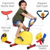 Kids Fitness Exercise Equipment, Fitness Kids Exercise Bike, Kids Stationary Bike with High Elastic Seat, Kids Indoor Stationary Bike for Ages 3-12 Year Old view 3