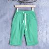 WABEOR Plus Size Bermuda Shorts for Women Knee Length Cotton Linen Shorts Casual Summer Baggy Dressy Long Shorts with Pockets view 2