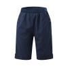 WABEOR Cotton Linen Bermuda Shorts for Women Knee Length Wide Leg Long Shorts Plus Size Elastic Waist Casual Summer Shorts view 3