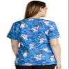 Tooniforms Women Scrubs Top V-Neck Print TF671, M, Fun Frosty view 2