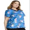 Tooniforms Women Scrubs Top V-Neck Print TF671, M, Fun Frosty view 3