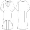 Tooniforms Women Scrubs Top V-Neck Print TF671, M, Fun Frosty view 4