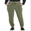 EDS Essentials Jogger Scrubs for Women, Drawstring Scrub Pants DK065, L, Olive view 1
