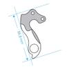 Derailleur Hanger 58, Replacement for Canyon Hanger #8 Kona Hanger Type J Marin Hanger 16 view 4