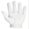 Mizuno Elite Women's Glove | Leather Golf Gloves | Medium Large | LH White/Silver view 2