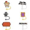 6 Pack Straw Toppers Compatible With Stanley 30oz & 40oz Tumbler Cups (Friends Bundle) view 1