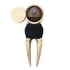 US 2022 Women Quarter BU Uncirculated Coin Magnetic Golf Ball Marker Antique Brass Finish Divot Tool - Anna May Wong view 2