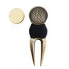 US 2022 Women Quarter BU Uncirculated Coin Magnetic Golf Ball Marker Antique Brass Finish Divot Tool - Anna May Wong view 3