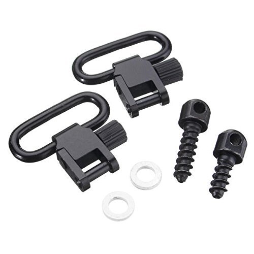 2Pcs QD Strap Buckle M Detachable Sling Swivels Bolt Action Wood Screw Type