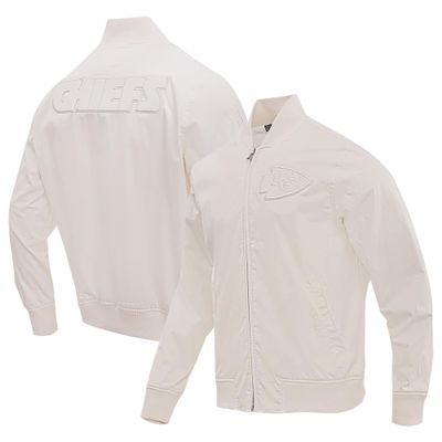 Pro Standard Mens NFL Kansas City Chiefs Neutral Jacket Eggshell L