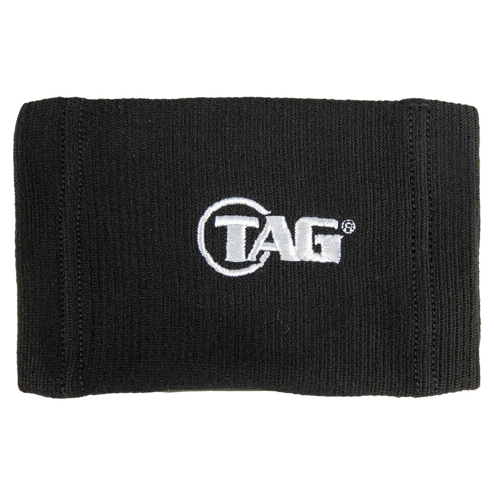 TAG Youth Wrist Coach 5 Pack, Triple Window Size 4" x 3", Baseball Soccer Football Play Coach Playbook Quarterback Wristband, Black