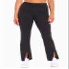 Zobha Women's Standard Daily Ultra High Rise Slit Front Flare Pant, Black, Small view 1