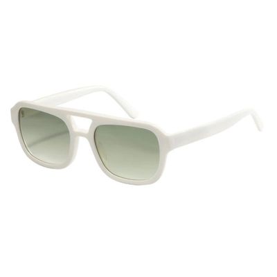 XLUMIO Generous Plate Sunglasses for Male Women's Street Catwalk Sun Glasses,dark green,One size