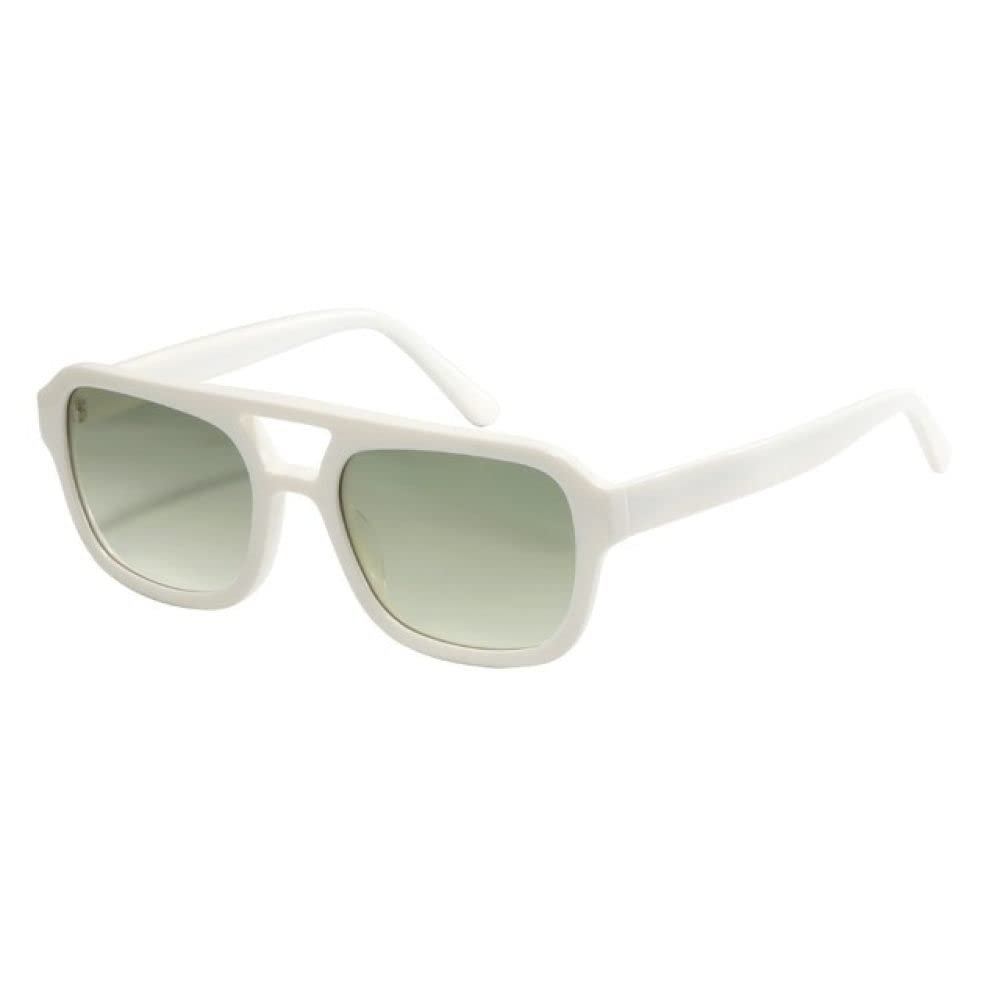 XLUMIO Generous Plate Sunglasses for Male Women's Street Catwalk Sun Glasses,dark green,One size