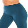Zobha Women's Daily Ultra High Rise Slit Front Flare Pant, Reflecting Pond, Medium view 3