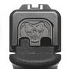 MILSPIN CNC Milled 3D Engraved Slide Back Plate Compatible with Glock Gen 1-5 I 3 Dimensional I Made in USA (3D Reaper, Blacked Out, Models G17-G41, G45)