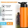Sports Water Bottle Sports Cycling Water Bottle Good Sealing Travel Supply Orange 700ML view 4