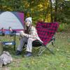 Camp & GO Extra Large Ultra Padded Outdoor Camping Chair, Portable Folding Camp Chair with Wide Padded Seat, Cup Holder, and Carry Bag, Multicolor view 4