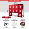PowerNet Numbered Target Soccer Goal, 6x4 FT Net, 10 Numbered Zones, Soccer Goal with Targets for Accuracy Training, Portable Training Equipment view 3