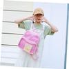 Hemobllo 1pc Stylish Jelly Backpack Rucksack for Teens Straps Casual Use Easy to Clean for School Travel view 4