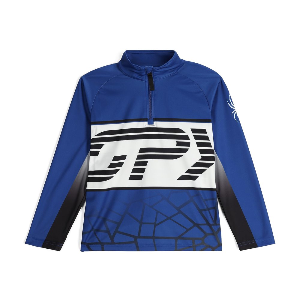 Spyder Boys Web 1/2 Zip Electric Blue Large