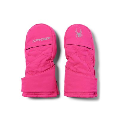 Spyder Boys Toddler Cubby Ski Mittens Pink X-Large