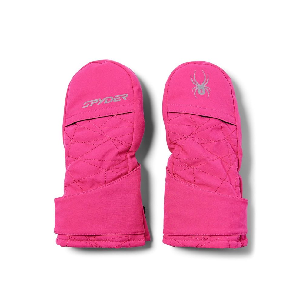 Spyder Boys Toddler Cubby Ski Mittens Pink X-Large