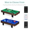 Best Choice Products 11-in-1 Kids Combo Game Table Set w/Ping Pong, Foosball, Air Hockey, Shuffleboard, Bowling, 5 Accessory Bags - Dark Wood view 4