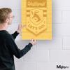 MIGHTYPRINT Harry Potter  Quidditch Hufflepuff House  Durable 17 x 24 Wall Art  NOT Made of Paper  Officially Licensed Collectible view 2