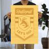 MIGHTYPRINT Harry Potter  Quidditch Hufflepuff House  Durable 17 x 24 Wall Art  NOT Made of Paper  Officially Licensed Collectible view 3