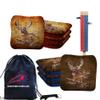 BackYardGamesUSA CornholeGamesUSA Pro Cornhole Bags Sets of 8 Regulation Professional for Tournament, Pro Approved Slick n Stick Corn Hole Beans Bags for Cornhole Games view 1