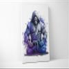 Damdekoli Jiu Jitsu Skeleton Fighter Canvas - BJJ Wall Art - Funny Brazilian Gift - Martial Arts - Jujitsu Gi - V23 (16 x 24 Inches) view 1
