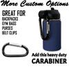 LaserGram Personalized Water Bottle, Adaptive Rowing, Stainless Steel Double Wall Vacuum Insulated with Flip Top Straw, Custom Engraved Gift (12oz / 335ml Navy Blue) view 4