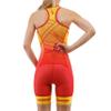 Synergy Women's Tri Suit Elite Sleeveless Racerback Trisuit (Sunset Red, Large) view 4