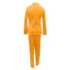 Business Suit Sets for Women Long Sleeve Solid Color Blazer & Long Pants Elegant 2 Piece Outfits with Pockets Yellow view 3