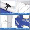XMLYEC 182 * 120 * 80cm PVC Pipe Three-in-One with Target Cloth Football Goal,Soccer Goal Sets,3 in 1 Youth Soccer Goal with Target & Pump,Portable Folding Football Goal for Backyard Practice view 3