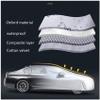 Car Cover For Opel Mokka X Mokka E Mokka 2 | Durable Dustproof Car Cover Outdoor Full Car Cover Sun Waterproof Car Cover, Scratch Proof/Durable/Breathable/Uv Protection With Zip Cotton Lined ( Color : view 3