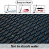 FOCEAN Boat Flooring - EVA Foam Boat Decking Sheet- Diamond Marine Deck Mats Dark Gray & Blue Lines Self-Adhesive Grip Pad for Bass Boats Jon Boat Pontoon RV Yacht Kayak Surfboard Floor 94"x15" view 2