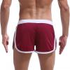 5 Inch Inseam Swim Trunks Men Mens Sexy Swimwear Drawstring Elastic Waist Solid Swim Trunks 3" Inseam Novelty Summer Casual Beach Bathing Suits Red M view 4